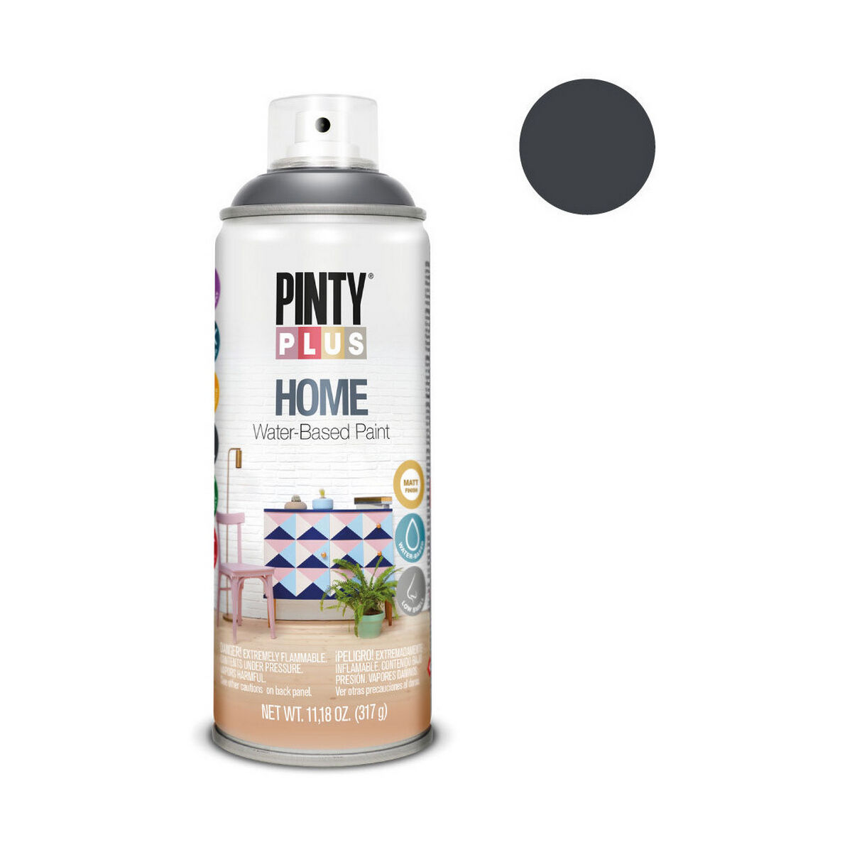 Spraymaling Pintyplus Home HM438 400 ml Svart